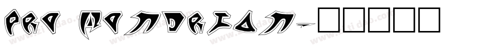pro mondrian字体转换